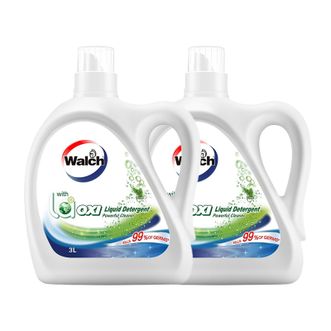 威露士（Walch）la有氧洗衣液_3L*2瓶_72h长效抑菌去污因子松木香型