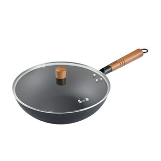 张小泉  至味精铁锅炒锅铁锅家用锅无涂层爆炒精铁锅32cm  C31960100