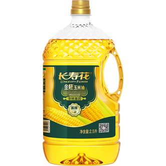 长寿花LONGEVITY FLOWER  金胚玉米油2.5L*1瓶
