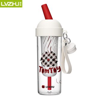 绿珠（lvzhu）   新款水杯高颜值女生运动夏天带刻度水杯650ml