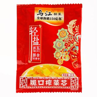 乌江  甜酸口味脆口榨菜芯22g*25袋