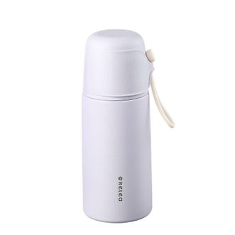物生物（RELEA）UP316保温杯 550ML大容量便携水杯高颜值可爱学生水杯 梦幻紫