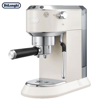 德龙/Delonghi  半自动咖啡机 意式浓缩泵压式EC885.CR奶油色