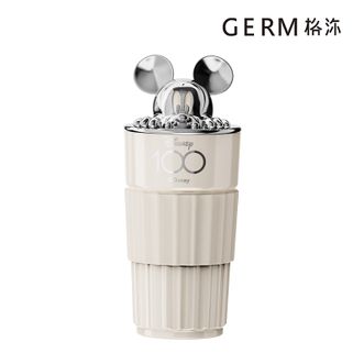  格沵/germ  迪士尼100周年米奇系列罗马陶瓷杯 银色星瀚 500ml 带盖咖啡马克杯 GM132B29291