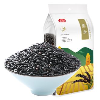 燕之坊 黑米1kg 五谷杂粮粗粮米饭伴侣黑米粥东北大米糯米紫米野米优质新米