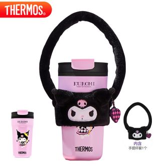 膳魔师（THERMOS）  咖啡杯400ml 高颜值不锈钢高真空随行杯男女便携咖啡杯 西洋棋女皇