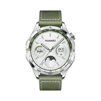 华为/Huawei  WATCH GT 4  云杉绿  46mm 绿色复合编织表带  智能手表