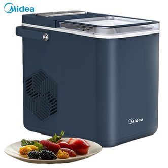 美的/Midea  制冰机家用迷你制冰小型办公室便捷制冰冷饮宿舍造冰机冰块制作机器自由制冰新体验
