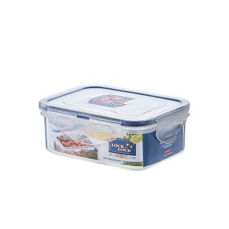 乐扣乐扣（LOCK&amp;LOCK）  塑料保鲜盒350ml 密封盒长方形食品水果便当盒 冰箱收纳盒外带盒