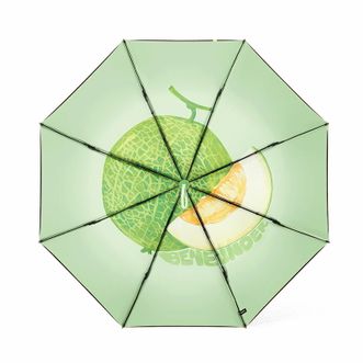 蕉下 23BU果趣系列黑胶三折伞（黑胶-双层伞面）谧瓜