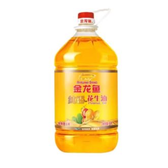 金龙鱼  纯香花生油5L物理压榨一级花生食用油家庭装桶装营养健康
