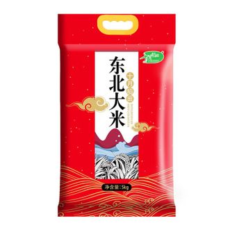十月稻田  东北大米5kg香糯可口色泽透亮