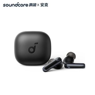 声阔  无线蓝牙耳机 P40i【深邃黑】超能小彩蛋2.0升级降噪真TWS入耳式音乐游戏AI3D音效