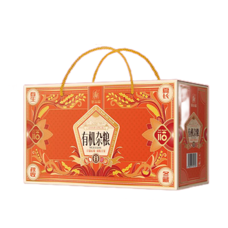 塞翁福  有机杂粮（红盒）3200g 玉米碴 大麦米燕麦米黄豆绿豆