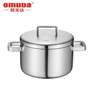 欧美达（OMUDA）  巴赫系列-316不锈钢奶锅24CM (5.5L)  BHT24