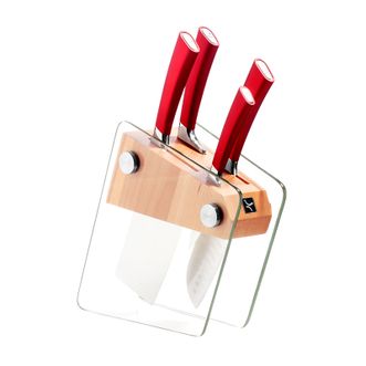 美珑美利（Millenarie）  厨房刀具套装缤彩·锋炫5件套 M01AT01