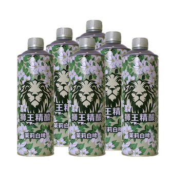 燕京  狮王精酿茉莉白啤 原麦汁浓度12度 茉莉花茶啤  1L*6瓶整箱装
