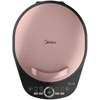 美的（Midea）电饼铛 MC-JS3401 家用双面加热 早餐机智能版 煎烤机 大烤盘烙饼机 