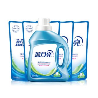 蓝月亮 茉莉清香洗衣液1千克/瓶+500克*4袋 蓝月亮 茉莉清香洗衣液1千克/瓶+500克*4袋