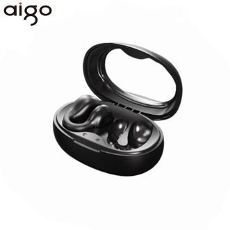 爱国者（aigo）  TWS蓝牙耳机TJ170【黑色】非骨传导耳夹开放式无线不入耳 运动跑步骑行通话耳机 适用苹果华为小米手机