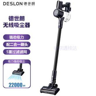 德世朗（DESLON）  家用吸尘器除尘器家庭清洁客厅地板沙发除灰除尘器吸灰强劲吸尘配二合一刷头