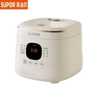 苏泊尔（SUPOR）  电饭煲SF20FC945A 0涂层2L不锈钢内胆1-3人 家用智能24H预约多功能微压带蒸格无涂层电饭锅