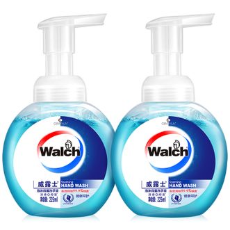 威露士（Walch）  泡沫抑菌洗手液两支装225ml*2 泡沫洗手液清洁抑菌滋润洁净儿童家庭通用有效抑菌