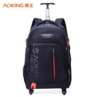 奥王AOKING 18寸万向轮拉杆包出差旅行拉杆背包学生拉杆书包旅行包 AK-67056