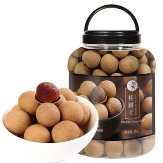 盛耳  桂圆干龙眼干1kg（桶）新货桂圆肉干有核莆田福建特产2斤