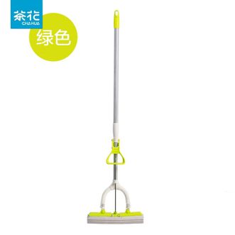 茶花  胶棉拖把家用一拖净吸水海绵头大地拖免手洗 29CM拖把头全能弓胶棉拖把