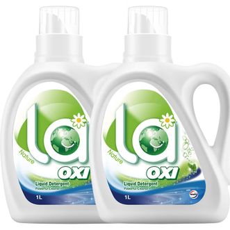 威露士/Walch  La有氧洗衣液松木 高效除菌持久留香 天然植物萃取洁净更温和 1L*2瓶