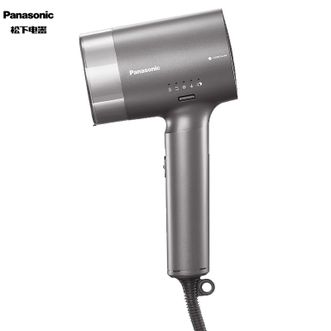 松下/Panasonic  电吹风机大功率高速大风力速干便携送老婆女友纳诺怡水润吹发护发电吹风筒EH-NA9K灰色
