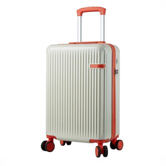 笑梦歌一字杠竖条纹拉杆箱行李箱双杆拉杆箱万向轮20英寸MG2009