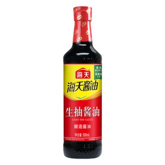 海天  生抽酱油500ml（酿造酱油 调料调味品）