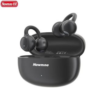 纽曼（Newmine）  蓝牙耳机LY63【星空黑】骨传导概念无线耳机【柏林之声】开放式不入耳挂耳式运动长续航通话降噪耳夹适用苹果华为