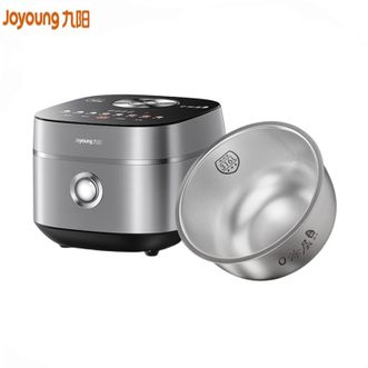 九阳/Joyoung  电饭煲40N7S 不粘0涂层 IH电磁加热电饭锅不锈钢内胆钢釜无涂层低糖煮饭锅1350W大火力4L升3-8人 4L 【10A级好米饭】