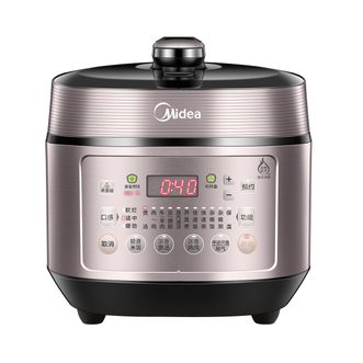 美的/Midea  电压力锅浓香系列压力煲智能5L家用0涂层电饭煲IH加热双钢胆自动排气高压锅