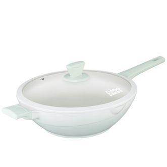 德铂（Debo）  卡姆洛炒锅  DEP-898  32cm  轻盈简约一锅多用铝合金基材