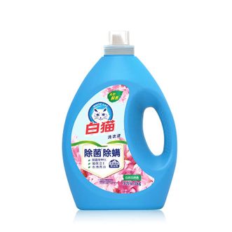 白猫  除菌除螨无磷洗衣液  3kg  易漂去渍 无磷无荧光剂 手洗机洗