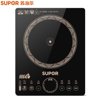 苏泊尔（SUPOR）  电磁炉电陶炉家用大功率电磁炉炒菜一体面板8档火力调节防刮耐用