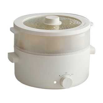 立时/olayks  多用途锅 OLK-01-06 带蒸笼 一锅多能 蒸煮煎炒一体泡面小火锅 2L