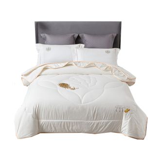 多喜爱/Dohia  悦享A类亲肤磨绒面料大豆蛋白纤维被  子母被  203*229cm