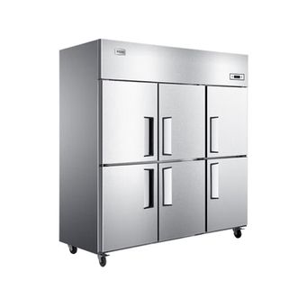 海尔（Haier）  1305升商用不锈钢六门厨房冰柜 饭店酒店立式双温大冷柜 商用冰箱SL-1450C3D3