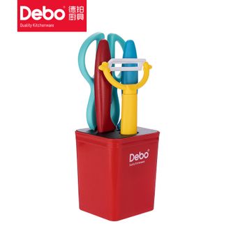德铂（Debo）萨曼塔水果刀不锈钢瓜刨套装  DEP-683