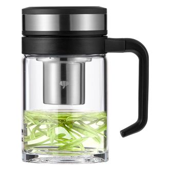 万象（WANXIANG）   玻璃杯泡茶杯喝水杯子480ML