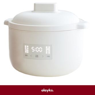 olayks.  电炖锅  2.5L 带蒸笼  电炖盅 隔水炖锅 煲汤炖汤锅 燕窝炖盅 婴儿辅食煮粥神器 OLK-03-03