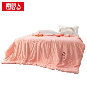 南极人（Nanjiren）  A类针织棉原棉大豆夏凉被 玉色 150*200cm