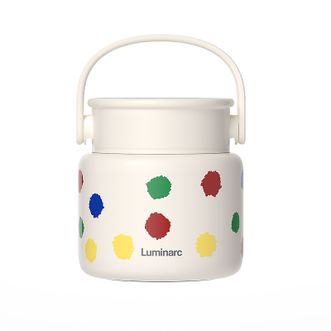 乐美雅（Luminarc）  卡米罗焖烧杯316不锈钢保温桶汤壶焖烧壶早餐饭盒便携耐高温800ml 奶油白  V6971