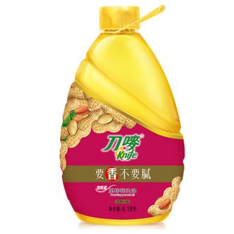 刀唛  食用油 臻原香花生油6.18L （新旧包装随机发货）