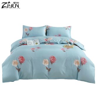 紫韵  时尚斜纹床饰套件 疏影阑珊 清新时尚四件套